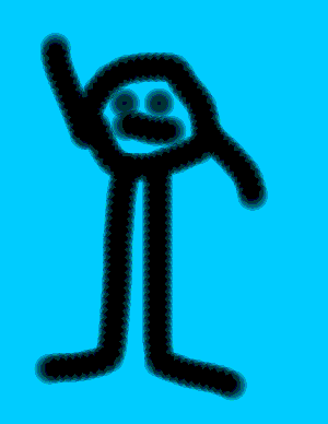 child drawing - "me"